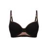 Conturelle 807825 reggiseno a balconcino IDEALIST nero, frontale